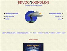 Tablet Screenshot of brunotognolini.com